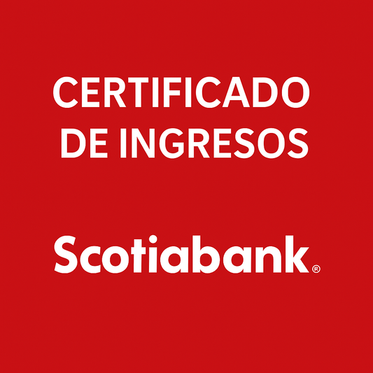 Certificado de Ingresos SCOTIABANK