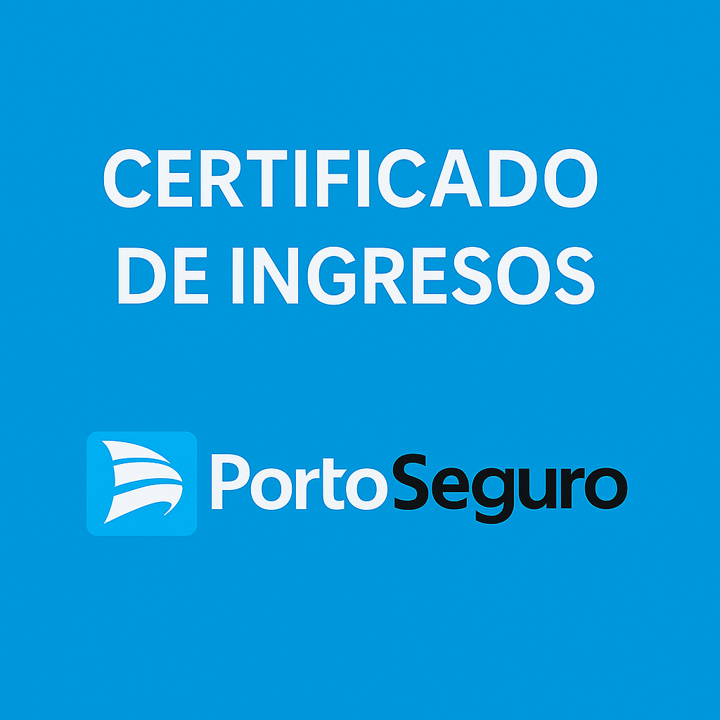 Certificado de Ingresos PORTO